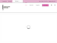 Tablet Screenshot of marciadivasboutique.com